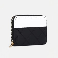 Women's wallet with lightning, black color