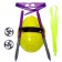 Ninja Ninjan set, 6 objects, purple color