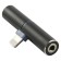 Audio adapter Red Line Lightning/Jack 3.5 (M) Black (U000016491)