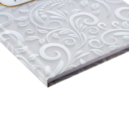 College-wiper in a solid cover 7BC, A5, 80 sheets, white, cage block, glossy lamination-2