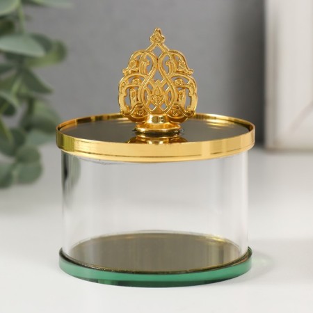 Casket glass "Olympias" 6x6x8 cm