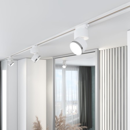 Elektrostandard track lamp, Impact, 126x80x80 mm, 10W, LED, 800LM, 4200K, white color, silver-2