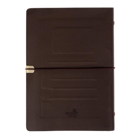 Organizer on the rings "Style" A5, 90 sheets in the ruler, on the elastic band, the cover of light, mix-13