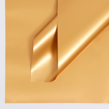 Matte film double -sided "Essens", gold, 57 x 57 cm