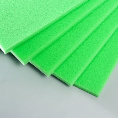 Foamen for creativity "green" thickness 1 cm 21x30 cm-1