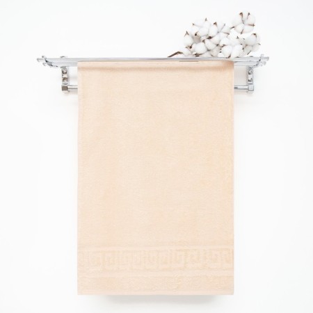 Terry towel with a border 70x140 cm, Dawn, cotton 100%, 430g/m2