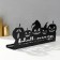 Summary Metal for 5 candles "Halloween. Pumpkin" black 14x29.5x6 cm