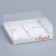 Confectionery box for mousse cakes "Present", 17.8 x 17.8 x 6.5 cm