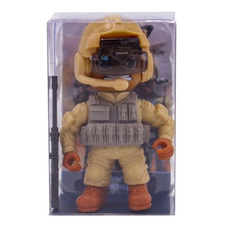 FUNKY TOYS figure "Special Forces", in gray-green uniform, 8 cm, mix-4