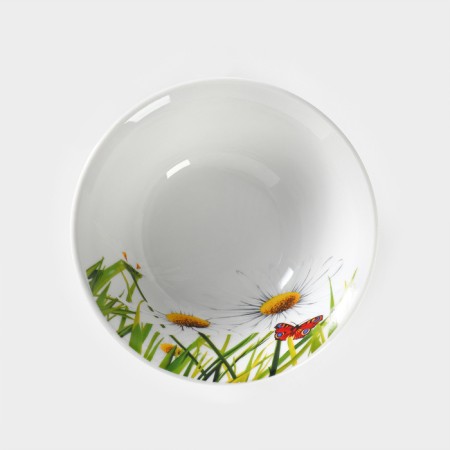 Porcelain Salenik "Chamomile", 360 ml, D = 14 cm