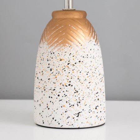 Table lamp "Kiu" 1x40W E14 white/gold 22x22x34cm-3