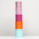 Set of round boxes 5 in 1, "pastel", 25 x 25 x 25 - 19 x 19 cm 19 cm
