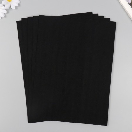 A set of felt 22x30 cm, 5 sheets, Korea, col. black-1