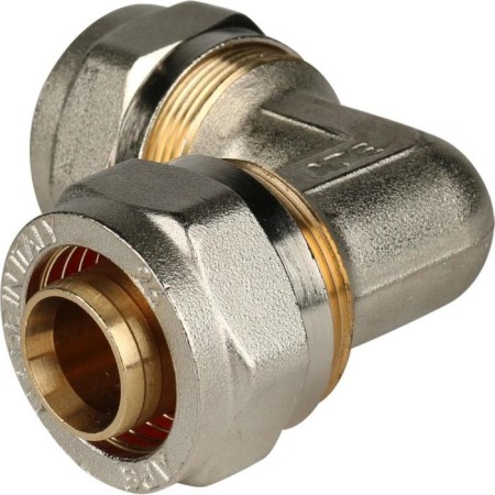 STOUT SFS-0003-002626, D = 26 x 26 mm, 90 °, for metal-plastic pipes, screw-2