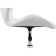 Computer chair Trizor Metal/Eco -leather, Chrome/White 53x53x69 cm
