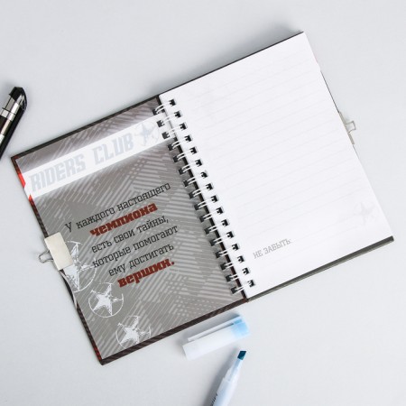Notebook on the lock "Speed ​​Loven", A6, 50 sheets.-2