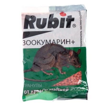 Granules from rodents "Rubit", package, 200 g-1