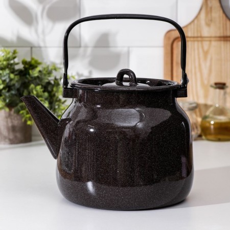 Kettle, 3.5 l, without decolleys, induction, brown color