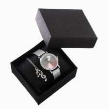 Women's gift set Medissa 2 in 1: wristwatch, pendant, d-3.2 cm