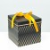 Self -charged box "embossing" black 15x15x15 cm