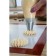 Reinforced rug of delyan, silicone, 42 × 29.5 cm, beige color