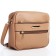 Cross-Bodi Bag on a zipper, beige color