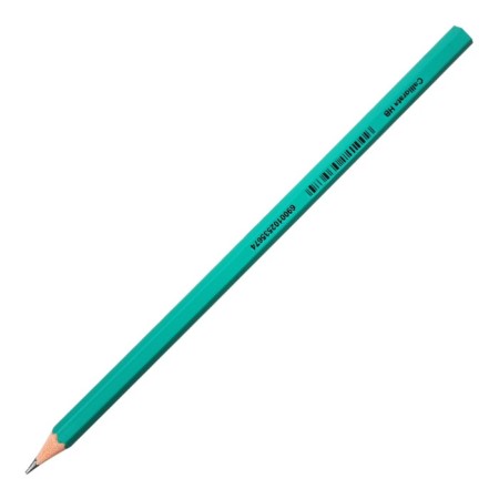 Chernographic pencil (simple) Hb, calligrata, sharpened, plastic, hexagonal, green-3