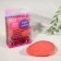 Natural sponge of coding for washing, pink clay extract