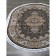 Oval Merinos shahreza carpet, size 200x285 cm, Navy color