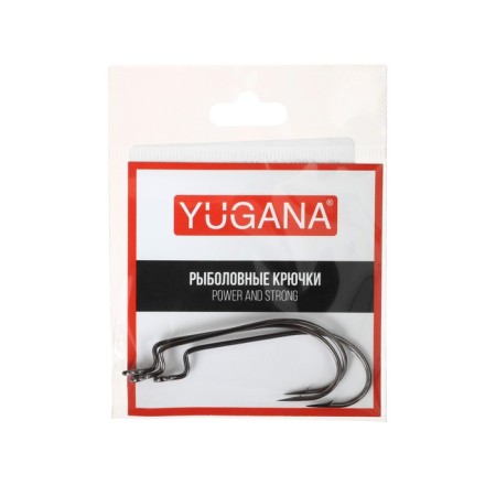 Offset hooks Yugana o’haughnessy worm, No. 4/0, 3 pcs.