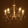 Frederick chandelier 5x40W E14 white+gold 58x58x65 cm Bayerlux
