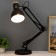 Board lamp "Youngon" E27 40W black 14.5x14.5x62 cm Risalux