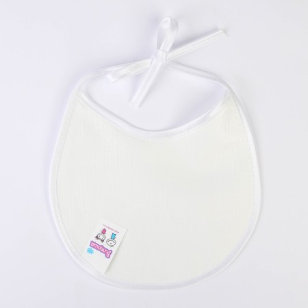Badion of children 18x18 cm., Microfiber with PVC coating "Vitosha", white-3