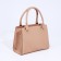 Bag Female Tout with zipper, beige color
