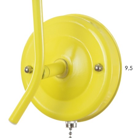 Sconces "online" (color.) 1x15W E27 Model: BR 02087 Yellow 10.5x15x27cm-4