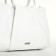 Women's bag with lightning, white color