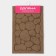 Rug of the harassment shade "Stones", without a edging, 38 × 58 cm, beige color