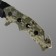 A folding stinger knife with a clip, slopes, 9.5 cm, blade - 3cr13, handle - steel