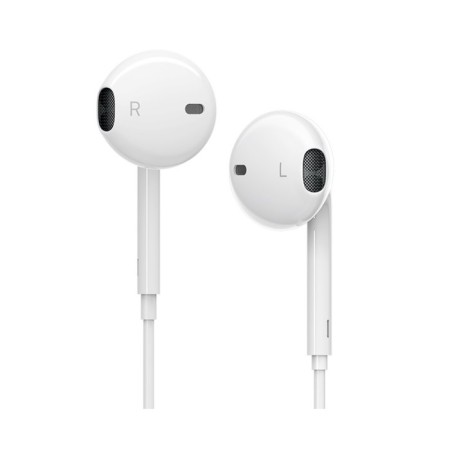 Headphones Borofone BM32 Plus, inserts, microphone, Lightning, cable 1.2 m, white-2