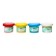 Modeling dough 4 colors, 140g, erichkrause "Baby", with aloe vera, natural components