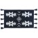 Arya Home Norris bathroom mat, size 50x80 cm, gray color, white