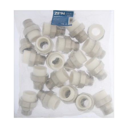 Combined Zein, polypropylene, American, external thread, d = 25 mm x 3/4 "-3