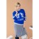 Women's sweatshirt Eliseeva Olesya, size m, blue color