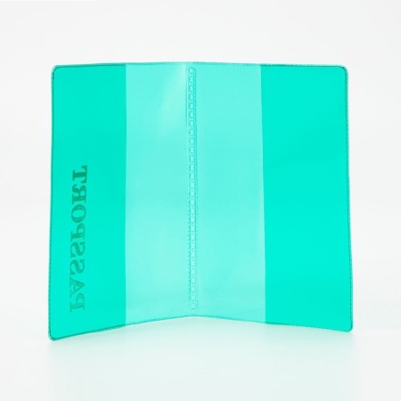 Passport cover, light green color-3