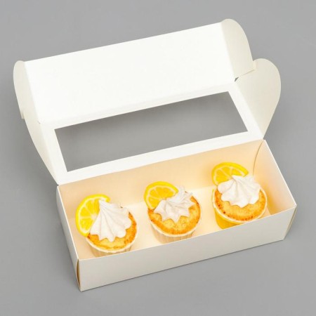Box with a window for roll, white, 26 x 10 x 8 cm-1