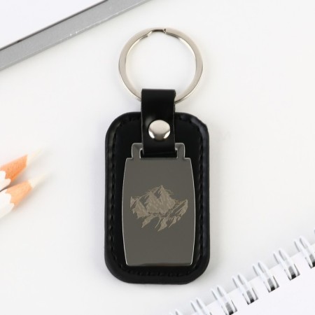 A keychain for keys "Mountains", 9.8 x 3.8 cm.-1