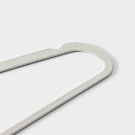 Shoulders - hangers for clothes of a board, 44 × 23.5 cm, set 10 pcs, white color-3