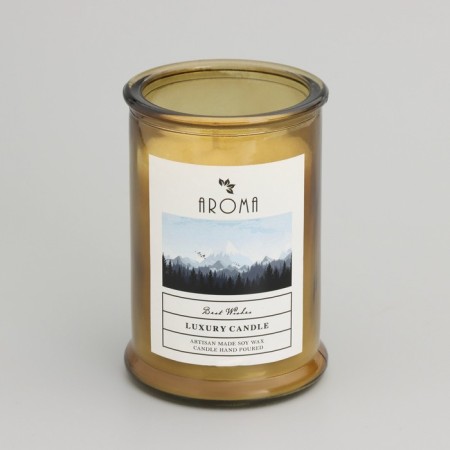 Aromatic candle in the bank "Fragrant lavender", 40h, 95 gr, in the box-3
