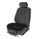 Nabbage on the seat Matech Alaska Line, fur, 48 x 52 cm, black