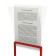 Pocket-Protector for the frame, A5 format, plastic anti